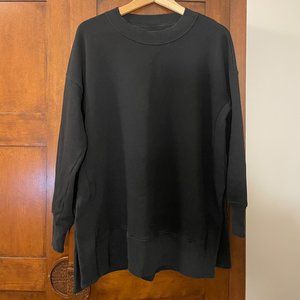 Aerie Black Tunic Sweatshirt